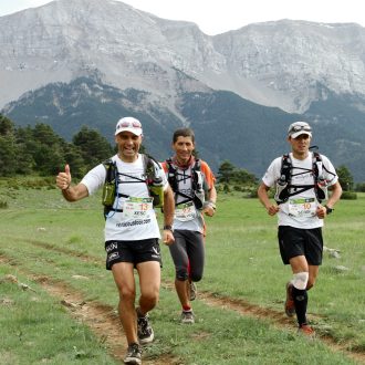 Corredores de la carrera de 215 kilómetros de la I Volta a la Cerdanya 2012